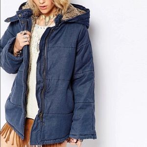 Free People denim coat